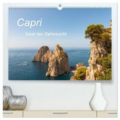 Capri, Insel der Sehnsucht (hochwertiger Premium Wandkalender 2025 DIN A2 quer), Kunstdruck in Hochglanz