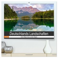 Deutschlands Landschaften - Vom Meer bis zu den Alpen (hochwertiger Premium Wandkalender 2025 DIN A2 quer), Kunstdruck in Hochglanz