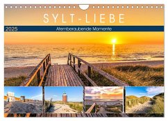 SYLT-LIEBE Atemberaubende Momente (Wandkalender 2025 DIN A4 quer), CALVENDO Monatskalender