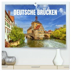 Deutsche Brücken (hochwertiger Premium Wandkalender 2025 DIN A2 quer), Kunstdruck in Hochglanz - Calvendo;Thoermer, Val