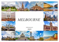 Melbourne Impressionen (Wandkalender 2025 DIN A3 quer), CALVENDO Monatskalender