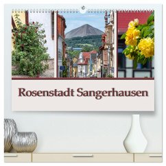 Rosenstadt Sangerhausen (hochwertiger Premium Wandkalender 2025 DIN A2 quer), Kunstdruck in Hochglanz