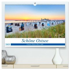 Schöne Ostsee - Impressionen übers Jahr (hochwertiger Premium Wandkalender 2025 DIN A2 quer), Kunstdruck in Hochglanz - Calvendo;Dinse, Stefan