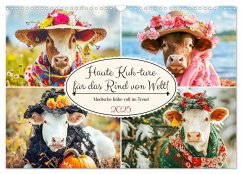 Haute Kuh-ture für das Rind von Welt! Modische Kühe voll im Trend (Wandkalender 2025 DIN A3 quer), CALVENDO Monatskalender - Calvendo;Hurley, Rose