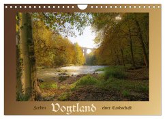 Vogtland - Farben einer Landschaft (Wandkalender 2025 DIN A4 quer), CALVENDO Monatskalender