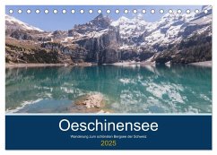 Wanderung zum Oeschinensee (Tischkalender 2025 DIN A5 quer), CALVENDO Monatskalender