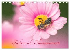 Farbenreiche Blumenmomente (Wandkalender 2025 DIN A3 quer), CALVENDO Monatskalender