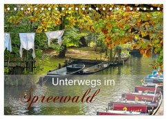 Unterwegs im Spreewald (Tischkalender 2025 DIN A5 quer), CALVENDO Monatskalender