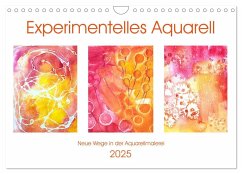 Experimentelles Aquarell - Neue Wege in der Aquarellmalerei (Wandkalender 2025 DIN A4 quer), CALVENDO Monatskalender