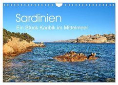 Sardinien - Ein Stück Karibik im Mittelmeer (Wandkalender 2025 DIN A4 quer), CALVENDO Monatskalender - Calvendo;Otto, Jakob