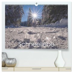 Schneeliebe (hochwertiger Premium Wandkalender 2025 DIN A2 quer), Kunstdruck in Hochglanz