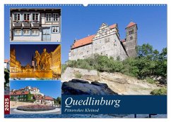 Quedlinburg - Pittoreskes Kleinod (Wandkalender 2025 DIN A2 quer), CALVENDO Monatskalender