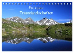 Europas Traumlandschaften (Tischkalender 2025 DIN A5 quer), CALVENDO Monatskalender