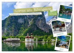 Servus am Königssee - Zu Besuch am bekanntesten Gebirgssee Bayerns (Wandkalender 2025 DIN A2 quer), CALVENDO Monatskalender - Calvendo;Wilczek, Dieter