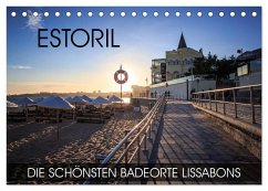 ESTORIL - die schönsten Badeorte Lissabons (Tischkalender 2025 DIN A5 quer), CALVENDO Monatskalender