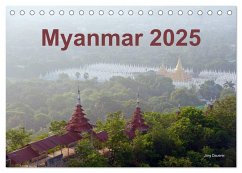 Myanmar 2025 (Tischkalender 2025 DIN A5 quer), CALVENDO Monatskalender