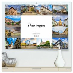 Thüringen Impressionen (hochwertiger Premium Wandkalender 2025 DIN A2 quer), Kunstdruck in Hochglanz - Calvendo;Meutzner, Dirk