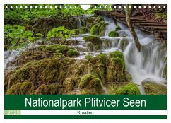 Nationalpark Plitvicer Seen (Wandkalender 2025 DIN A4 quer), CALVENDO Monatskalender