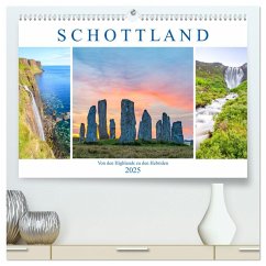 Von den Highlands zu den Hebriden (hochwertiger Premium Wandkalender 2025 DIN A2 quer), Kunstdruck in Hochglanz