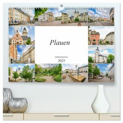 Plauen Impressionen (hochwertiger Premium Wandkalender 2025 DIN A2 quer), Kunstdruck in Hochglanz - Calvendo;Meutzner, Dirk