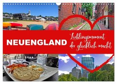 Neuengland USA Kalender 2025 (Wandkalender 2025 DIN A3 quer), CALVENDO Monatskalender