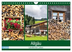 Allgäu - Landliches Leben (Wandkalender 2025 DIN A4 quer), CALVENDO Monatskalender Allgäu - Landliches Leben (Wandkalender 2025 DIN A4 quer), CALVENDO Monatskalender