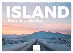 Island - Ein einzigartige Insel. (Wandkalender 2025 DIN A3 quer), CALVENDO Monatskalender