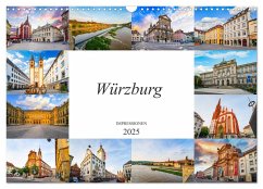 Würzburg Impressionen (Wandkalender 2025 DIN A3 quer), CALVENDO Monatskalender