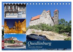 Quedlinburg - Pittoreskes Kleinod (Tischkalender 2025 DIN A5 quer), CALVENDO Monatskalender