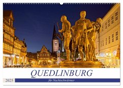 QUEDLINBURG FÜR NACHTSCHWÄRMER (Wandkalender 2025 DIN A2 quer), CALVENDO Monatskalender - Calvendo;boeTtchEr, U