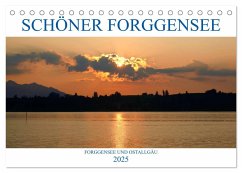 Schöner Forggensee (Tischkalender 2025 DIN A5 quer), CALVENDO Monatskalender