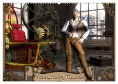 Steampunk Träume (Wandkalender 2025 DIN A2 quer), CALVENDO Monatskalender