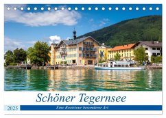 Schöner Tegernsee (Tischkalender 2025 DIN A5 quer), CALVENDO Monatskalender