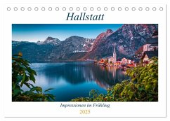 Hallstatt - Impressionen im Frühling (Tischkalender 2025 DIN A5 quer), CALVENDO Monatskalender - Calvendo;Wasilewski, Martin