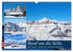 Sella Ronda (Wandkalender 2025 DIN A3 quer), CALVENDO Monatskalender