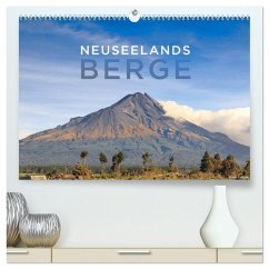 Neuseelands Berge (hochwertiger Premium Wandkalender 2025 DIN A2 quer), Kunstdruck in Hochglanz - Calvendo;Photography, frasy