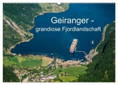 Geiranger - grandiose Fjordlandschaft (Wandkalender 2025 DIN A2 quer), CALVENDO Monatskalender