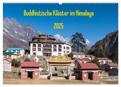 Buddhistische Klöster im Himalaya (Wandkalender 2025 DIN A2 quer), CALVENDO Monatskalender - Calvendo;König, Jens