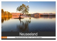 Neuseeland - Atemberaubende Natur und Landschaften (Wandkalender 2025 DIN A2 quer), CALVENDO Monatskalender - Calvendo;Hartmann, Torsten