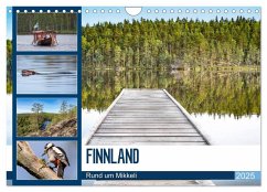 Finnland, Rund um Mikkeli (Wandkalender 2025 DIN A4 quer), CALVENDO Monatskalender - Calvendo;Falke, Manuela