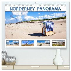 NORDERNEY PANORAMA (hochwertiger Premium Wandkalender 2025 DIN A2 quer), Kunstdruck in Hochglanz - Calvendo;Dreegmeyer, Andrea