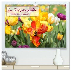 Im Tulpengarten (hochwertiger Premium Wandkalender 2025 DIN A2 quer), Kunstdruck in Hochglanz