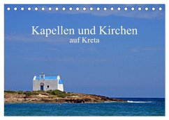 Kapellen und Kirchen auf Kreta (Tischkalender 2025 DIN A5 quer), CALVENDO Monatskalender