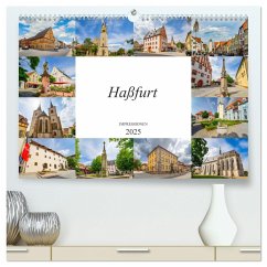 Haßfurt Impressionen (hochwertiger Premium Wandkalender 2025 DIN A2 quer), Kunstdruck in Hochglanz - Calvendo;Meutzner, Dirk