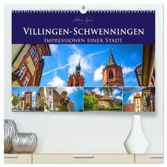 Villingen-Schwenningen - Impressionen einer Stadt (hochwertiger Premium Wandkalender 2025 DIN A2 quer), Kunstdruck in Hochglanz