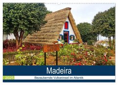 Madeira - Bezaubernde Vulkaninsel im Atlantik (Wandkalender 2025 DIN A2 quer), CALVENDO Monatskalender