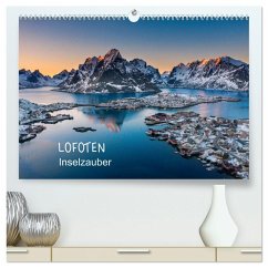 Lofoten Inselzauber (hochwertiger Premium Wandkalender 2025 DIN A2 quer), Kunstdruck in Hochglanz