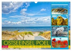 Ostseeinsel Poel - Sehnsuchtsort in der Ostsee (Wandkalender 2025 DIN A3 quer), CALVENDO Monatskalender