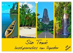 São Tomé - Inselparadies am Äquator (Wandkalender 2025 DIN A3 quer), CALVENDO Monatskalender - Calvendo;Plastron Pictures, Lost