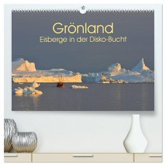 Grönland: Eisberge in der Disko Bucht (hochwertiger Premium Wandkalender 2025 DIN A2 quer), Kunstdruck in Hochglanz